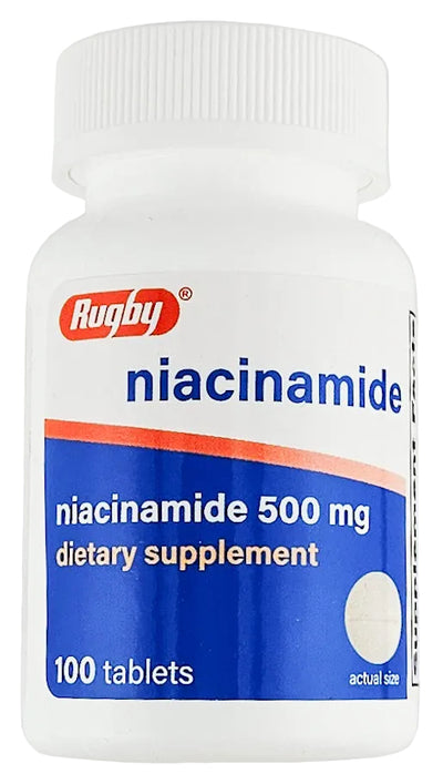 Niacinamide 500 mg 100 Tablets by Rugby