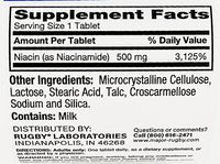 Niacinamide 500 mg 100 Tablets by Rugby - Image 2
