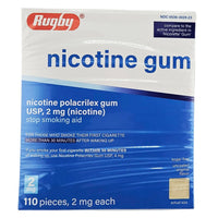 Nicotine Gum 2mg (Uncoated Original Flavor) 110 Pieces - Image 1
