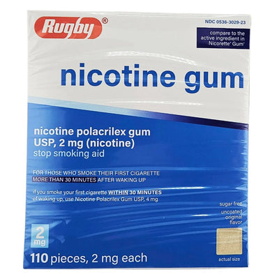 Nicotine Gum 2 mg Original Flavor