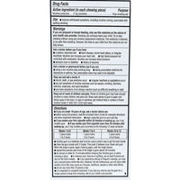 Nicotine Gum 2mg (Uncoated Original Flavor) 20 Piece - Image 2