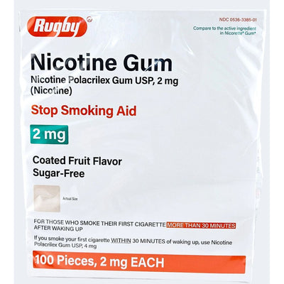 Nicotine Gum 2mg 100 Pieces