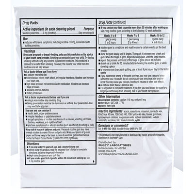 Nicotine Gum 2mg 100 Pieces