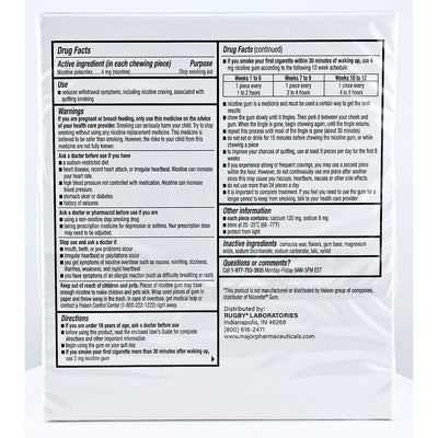 Nicotine Gum 4mg (Uncoated Mint Flavor) 110 Pieces