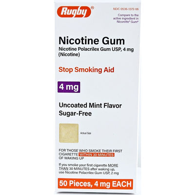 Nicotine Gum 4 mg 50 Pieces