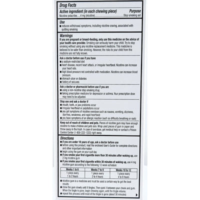 Nicotine Gum 4 mg 50 Pieces