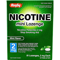 Nicotine Mini Lozenge 2 mg (Mint Flavor) 81 Lozenges - Image 1