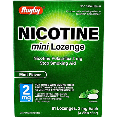 Nicotine Mini Lozenge 2mg (Mint Flavor)