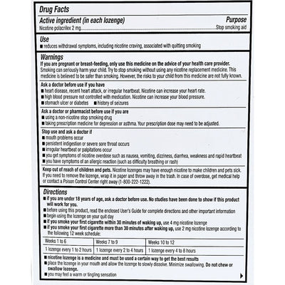 Nicotine Mini Lozenge 2mg (Mint Flavor)