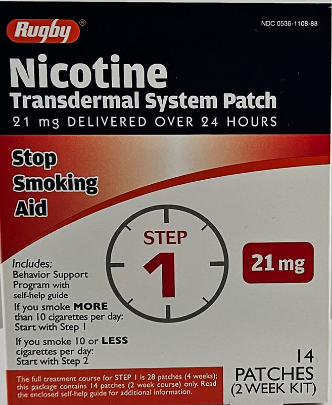 Nicotine Patch System (Step 1) by Rugby - Main product image