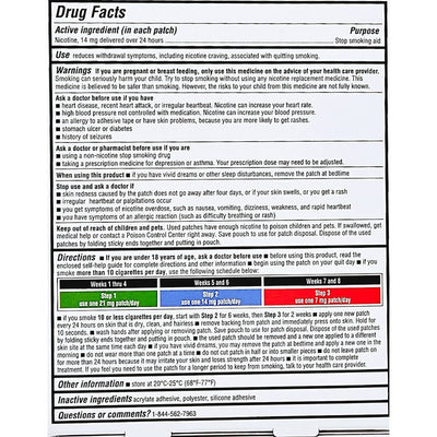 Nicotine System Patch, Step 2 