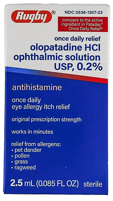 Olopatadine Hydrochloride Ophthalmic Solution 0.2% by Rugby - Main product image