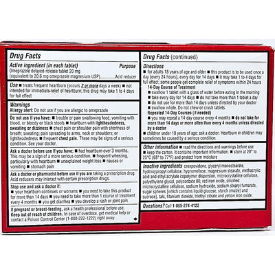 Omeprazole 20 mg (Delayed-Release) 42 Tablets by Leader