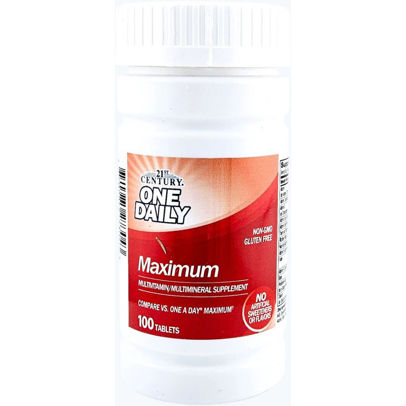 Multivitamin (One Daily Maximum) 100 Tablets by 21st Century - Main product image
