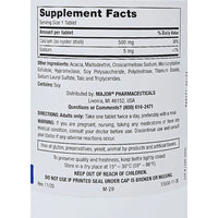 Oyster Shell Calcium 500 mg 1000 Tablets by Major - Image 2