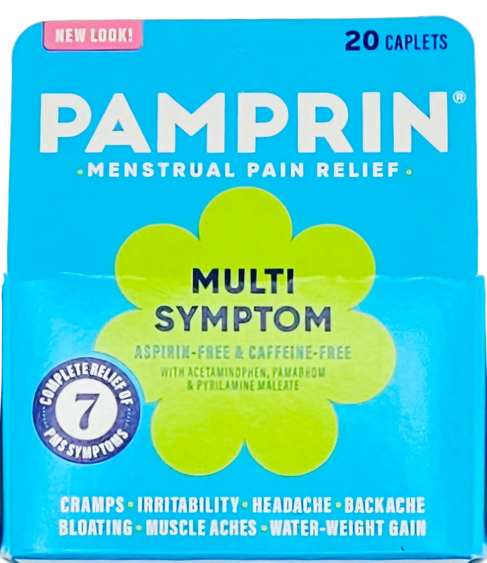 Pamprin Multi-Symptom, 20 Caplets - Main product image