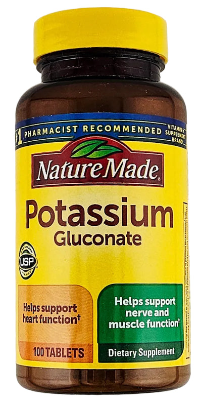 Potassium Gluconate 550 mg 100 Tablets by Nature Made