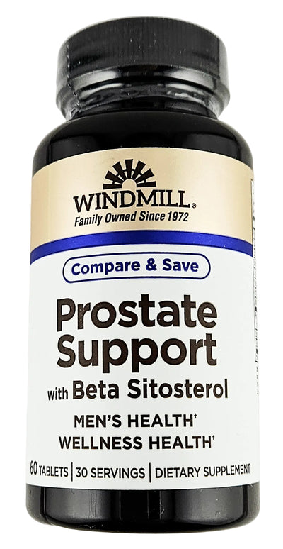 Prostate Support with Beta Sitosterol 60 Tablets by Windmill