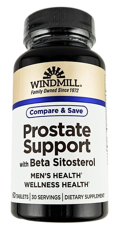 Prostate Support with Beta Sitosterol 60 Tablets by Windmill - Main product image