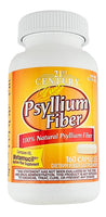 Psyllium Fiber 160 Capsules by 21st Century - Image 1