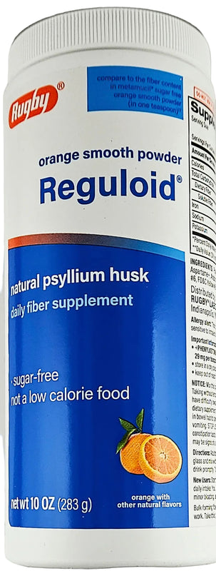 Reguloid Orange Smooth (Sugar Free) 10 oz each (1 or 3 Pack) by Rugby - Main product image