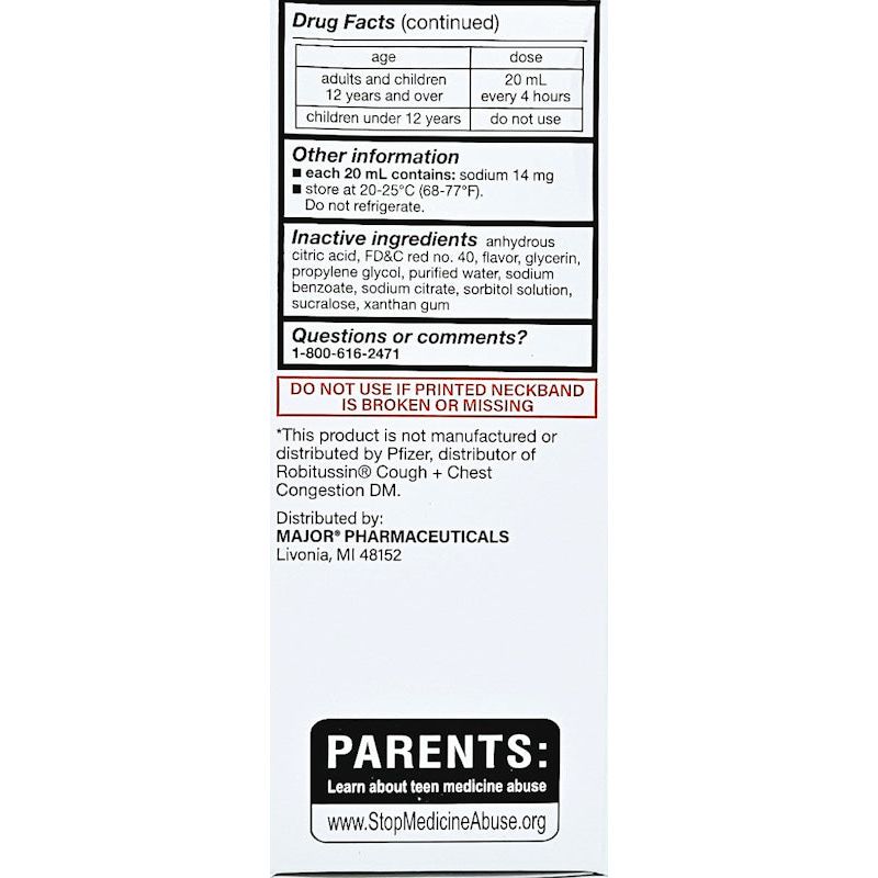 Robafen DM Cough Suppressant NonDrowsy Hargraves Online Healthcare