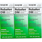 Robafen DM Cough  8 fl oz each (3 Pack) by Major