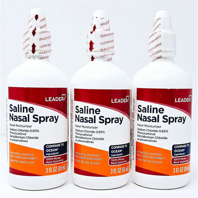 Saline Nasal Moisturizer (3 pack) 