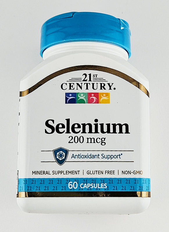 Selenium 200 mcg 60 Capsules by 21st Century - Main product image