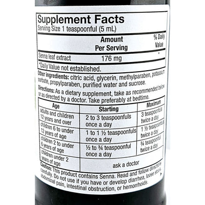 Senna Syrup (Alcohol & Dye Free)