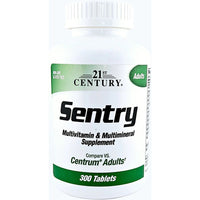 Multivitamin (Sentry) 300 Tablets by 21st Century - Image 1