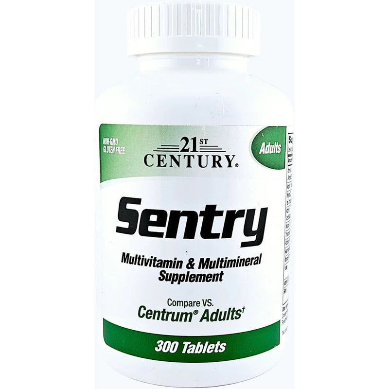 Multivitamin (Sentry) 300 Tablets by 21st Century - Main product image