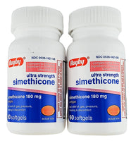 Simethicone, 180 mg 60 softgels each (1, 2 or 3 Pack) by Rugby - Image 2