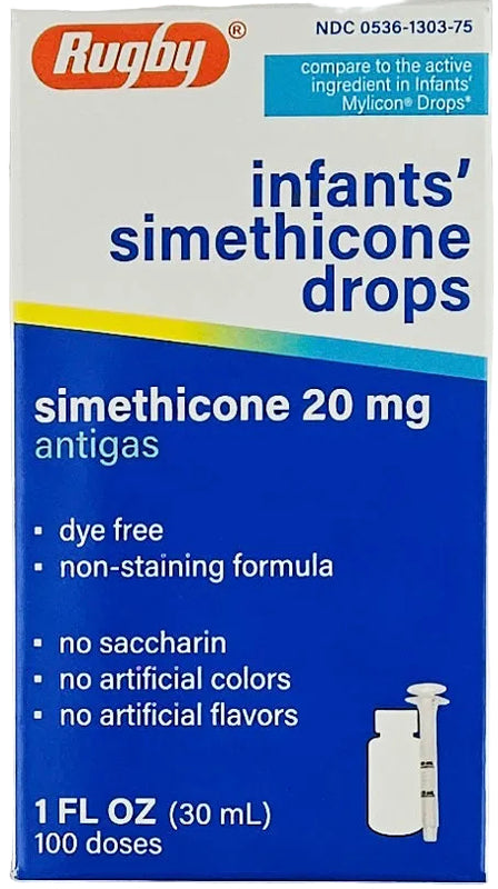 Simethicone Drops (for Infant's) by Rugby (1 or 3 Pack) - Main product image