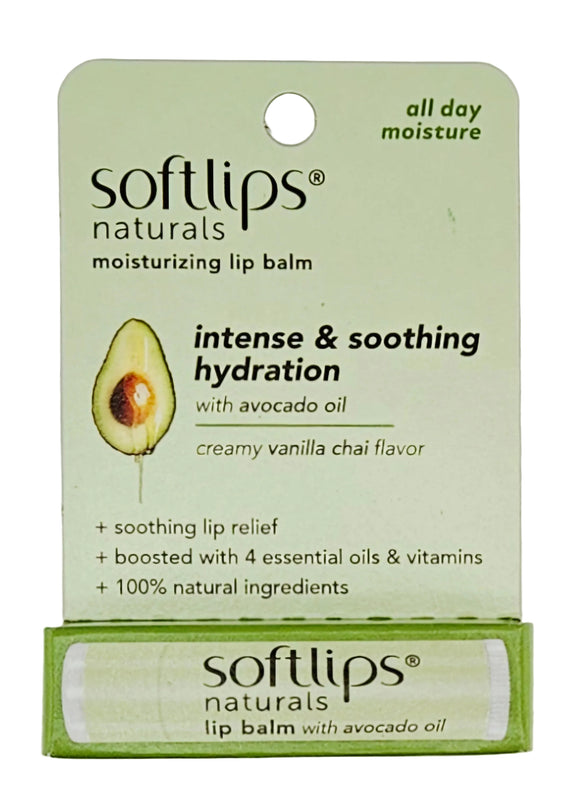 Softlips Naturals Moisturizing Lip Balm (1 or 3 Pack) - Main product image
