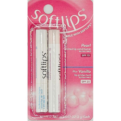Softlips Tinted Lip Balm Pearl plus Vanilla (2 sticks)