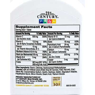 Stress B with Zinc - 66 Tablets