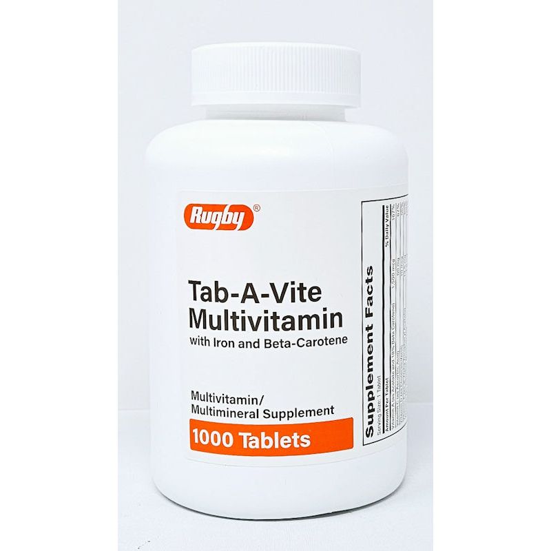 TabAVite Multivitamin w/ Iron 1000 Tablets Hargraves Online