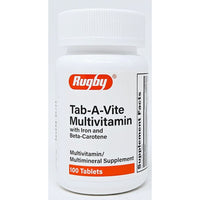 Tab-A-Vite (Multivitamin with Iron) 100 Tablets by Major - Image 1