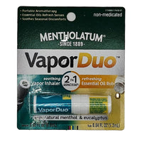 Vapor Duo Inhaler with Essential Oil Rub by Mentholatum - Image 1