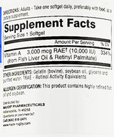 Vitamin A 3000 mcg 100 Softgels by Major - Image 2