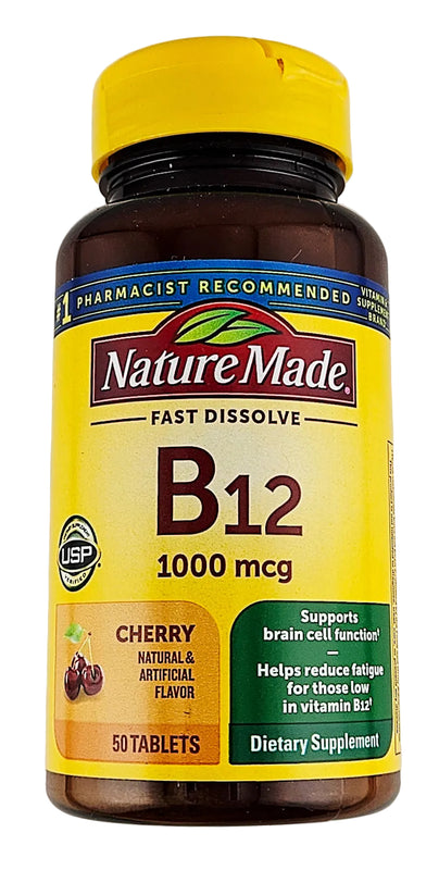 Vitamin B12, 1000 mcg (Fast Dissolve) by Nature Made - Main product image