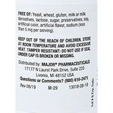 Vitamin B6, 50 mg 100 Tablets by Major