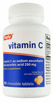 Chewable Vitamin C, 250 mg 100 Tablets by Rugby - Image 1