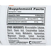 Vitamin D3, 25 mcg (1000 IU) 100 tablets by Rugby - Image 2
