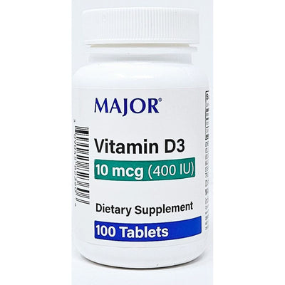 Vitamin D3 (400 IU) by Major