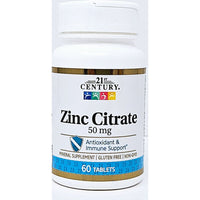 Zinc Citrate 50 mg by 21st Century - Image 1