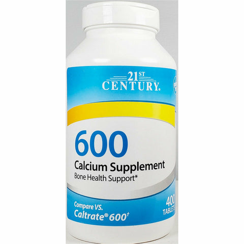 21st Century 600 Calcium (Carbonate) 600 mg , 400 Tablets