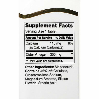 21st Century Apple Cider Vinegar, 300 mg 250 Tablets