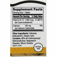 Vitamin B12, 1000 mcg (Prolonged Release) 110 Tablets by 21st Century - Image 2